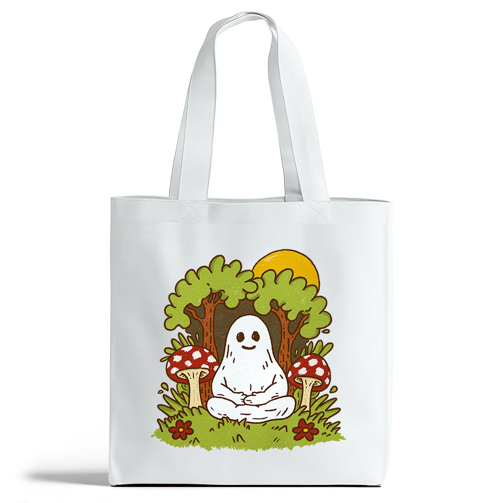 Meditating Ghost Tote Bag