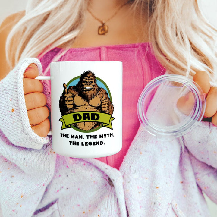 Bigfoot Dad Insulated Travel Mug - Loftipop