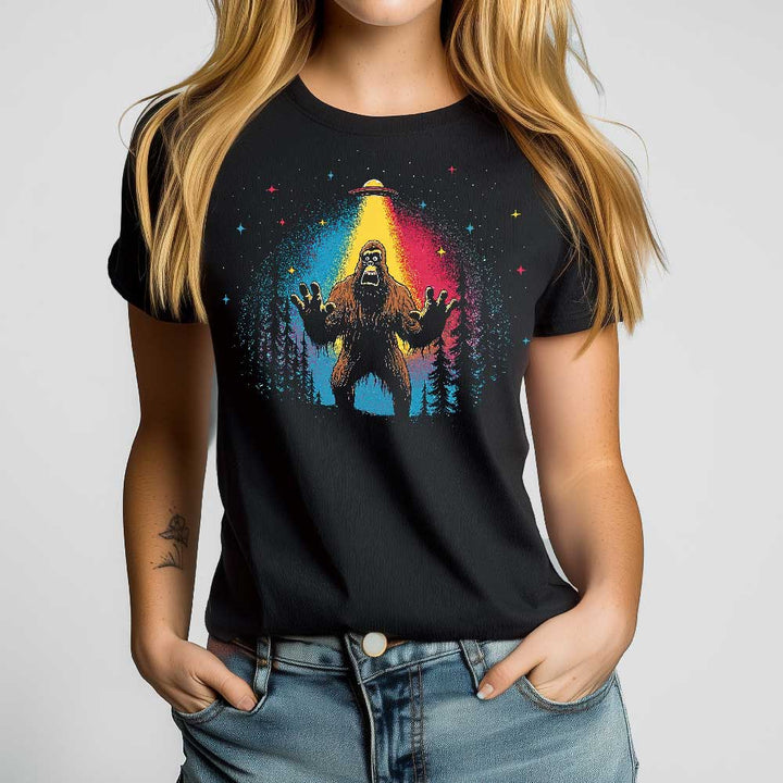 Bigfoot UFO Crewneck Tshirt - Loftipop