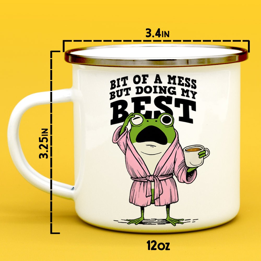 Bit of a Mess But Doing My Best Camp Mug - Loftipop