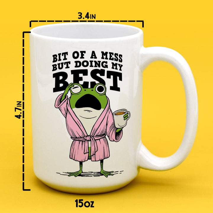 Bit of a Mess But Doing My Best Frog Mug - Loftipop