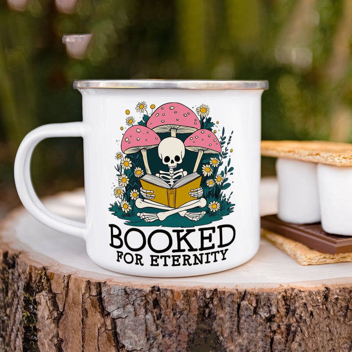 Booked For Eternity Camp Mug - Loftipop