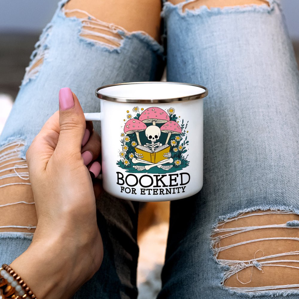 Booked For Eternity Camp Mug - Loftipop