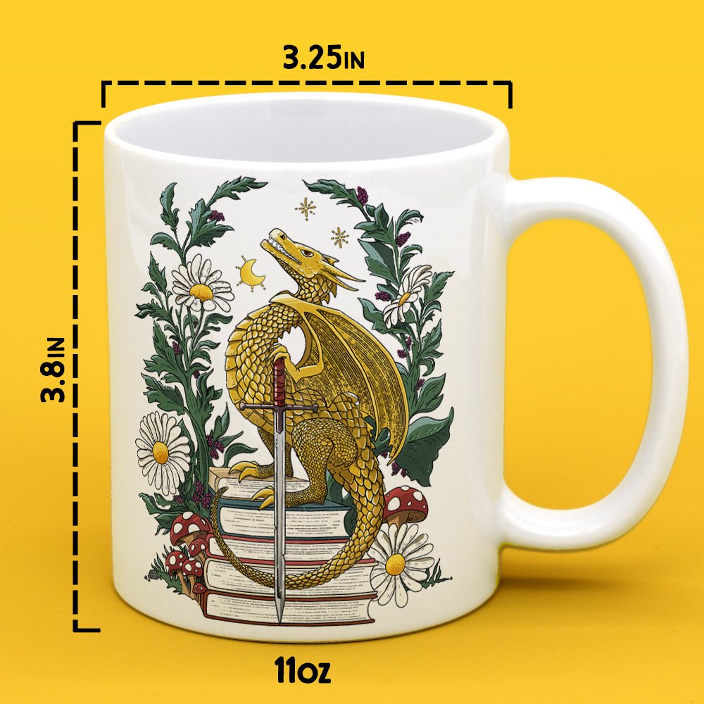 Bookish Dragon Mug - Loftipop