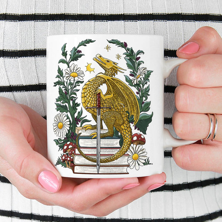 Bookish Dragon Mug - Loftipop