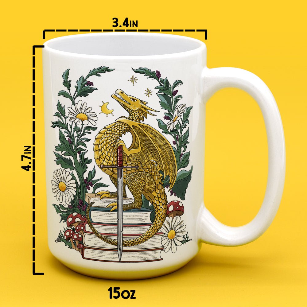 Bookish Dragon Mug - Loftipop