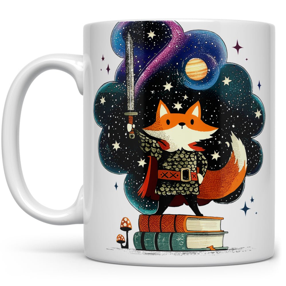 Bookish Fox Knight Mug - Loftipop