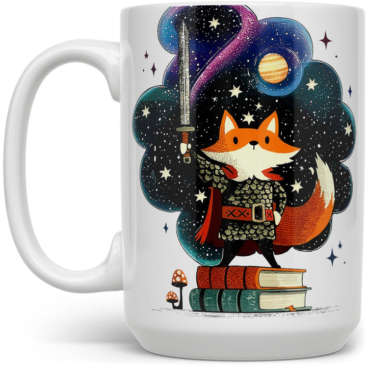 Bookish Fox Knight Mug - Loftipop
