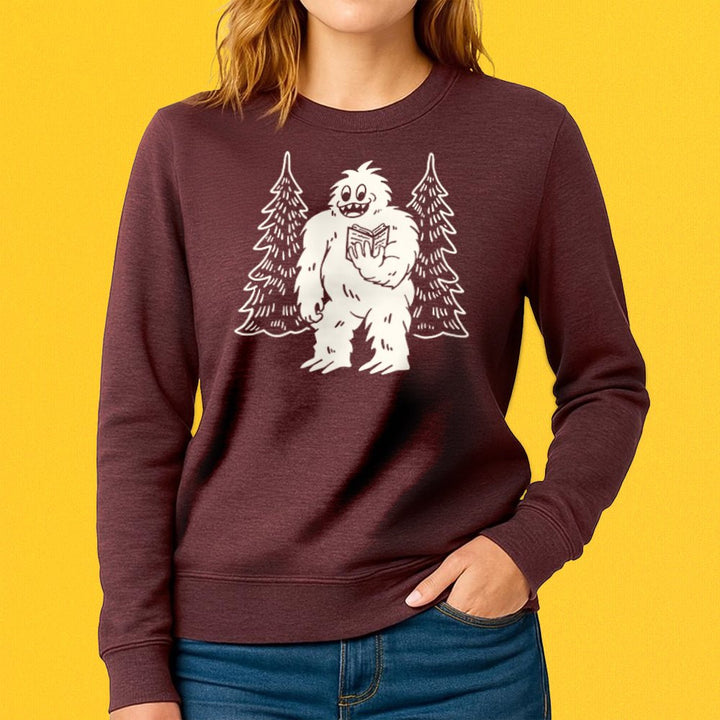 Bookish Yeti Crewneck Sweatshirt - Loftipop