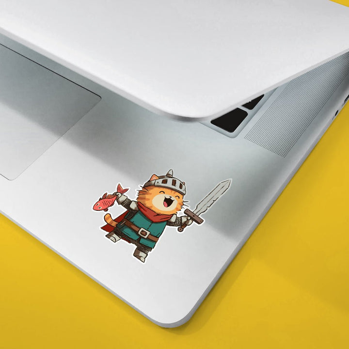 Cat Knight Sticker - Loftipop