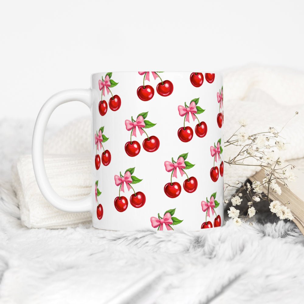 Cherry Bows Mug - Loftipop
