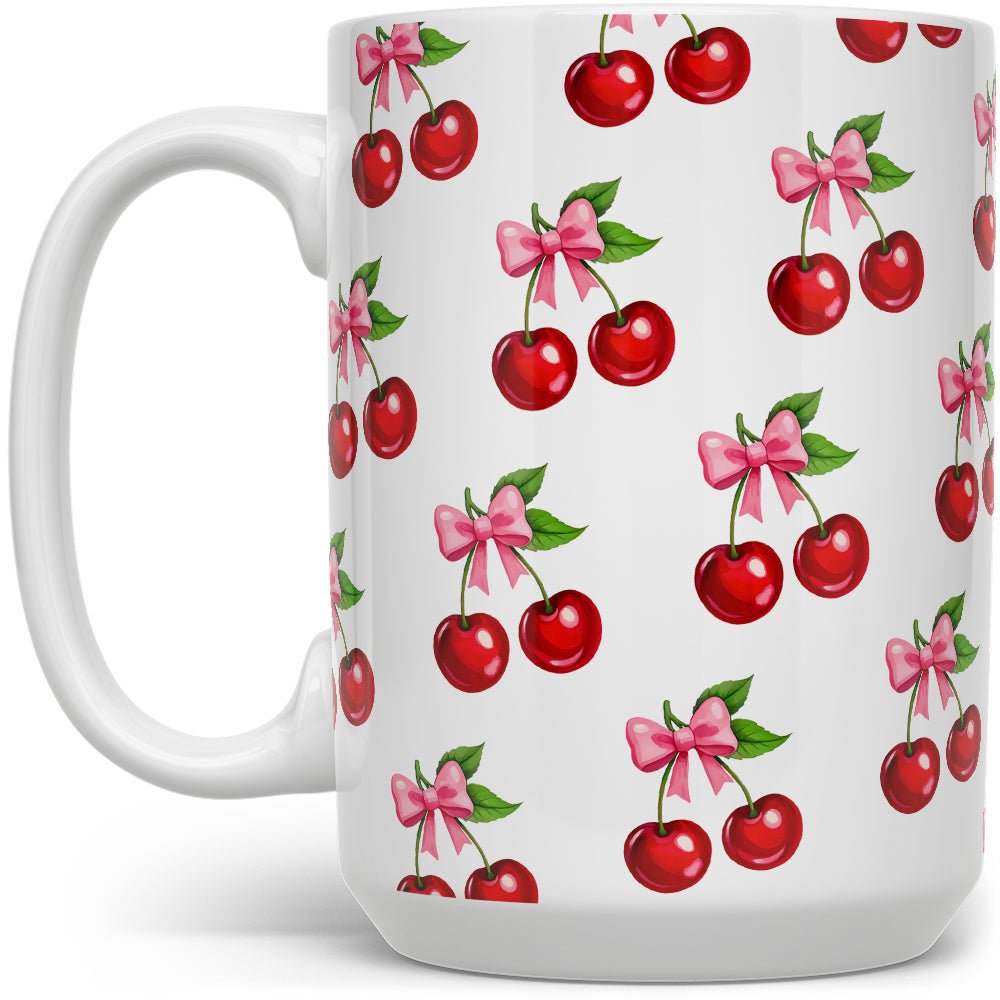 Cherry Bows Mug - Loftipop