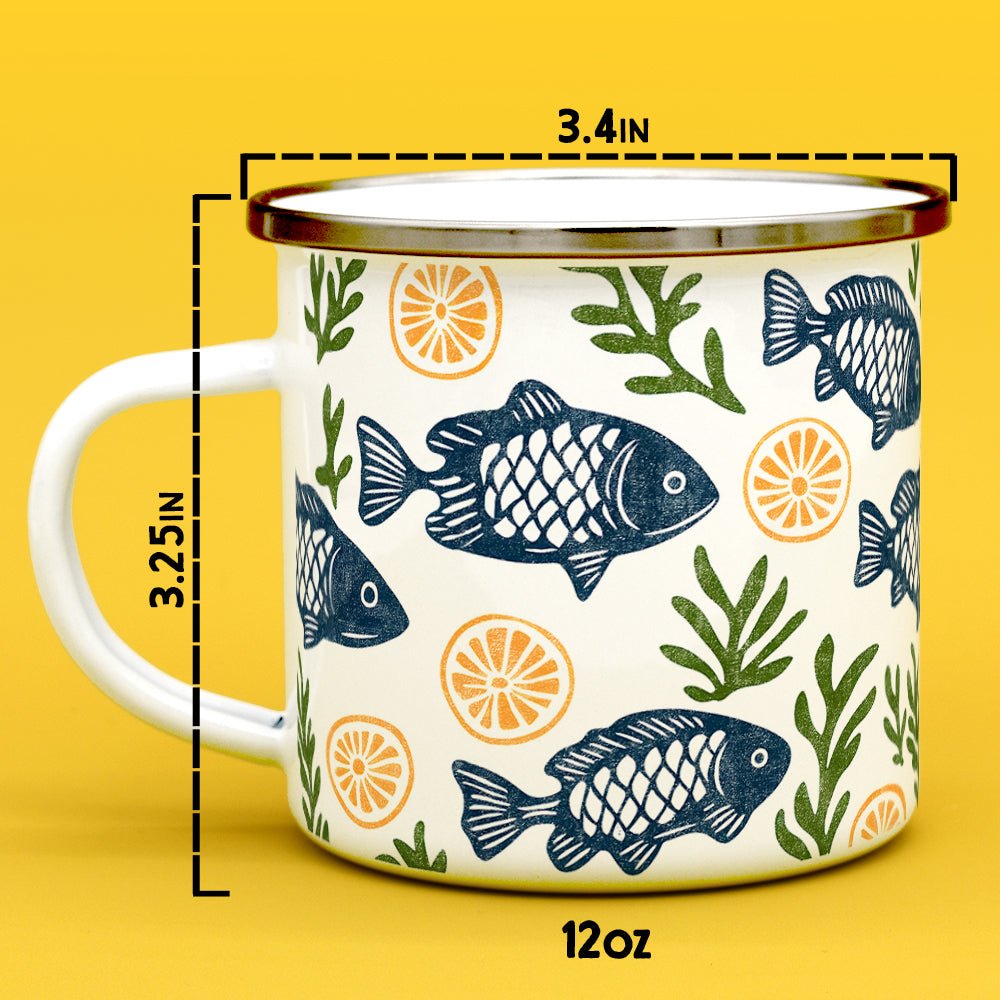 Coastal Fish Camp Mug - Loftipop