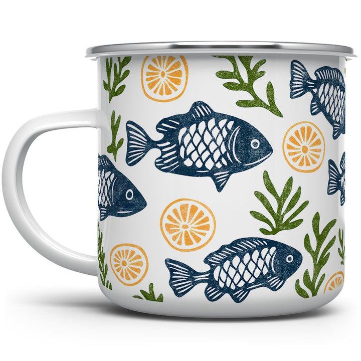 Coastal Fish Camp Mug - Loftipop