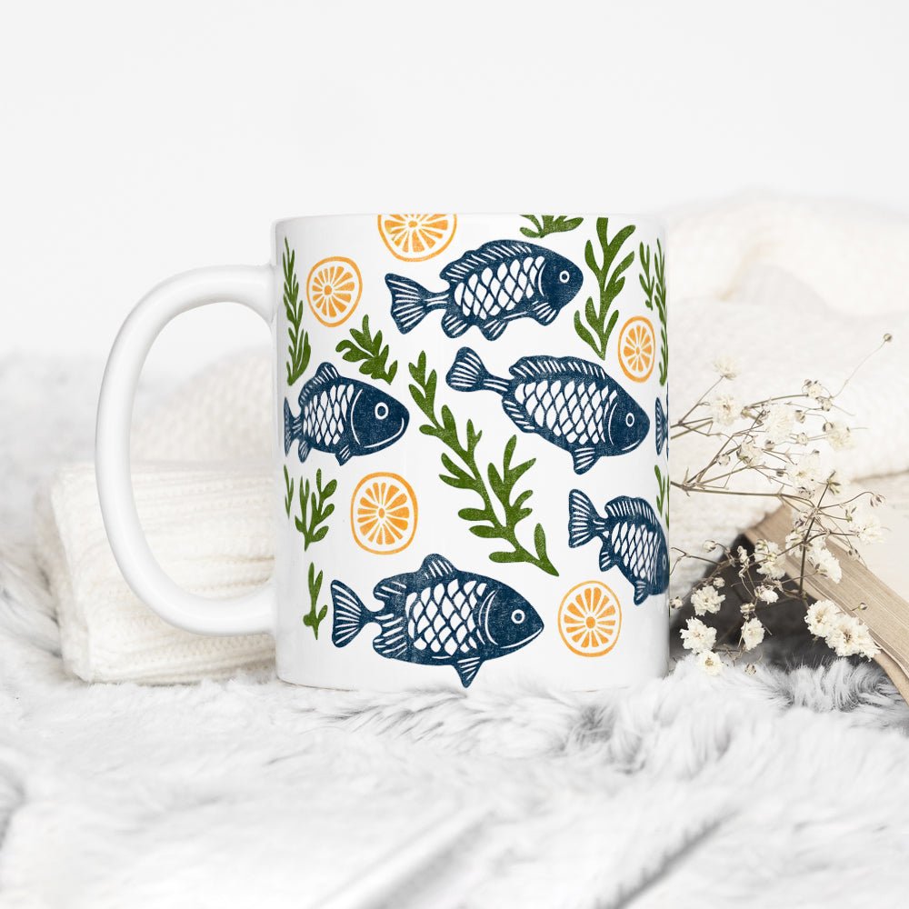 Coastal Fish Mug - Loftipop