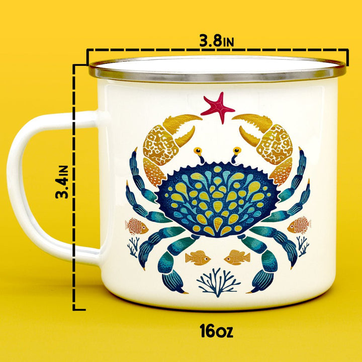 Coastal Ocean Crab Camp Mug - Loftipop
