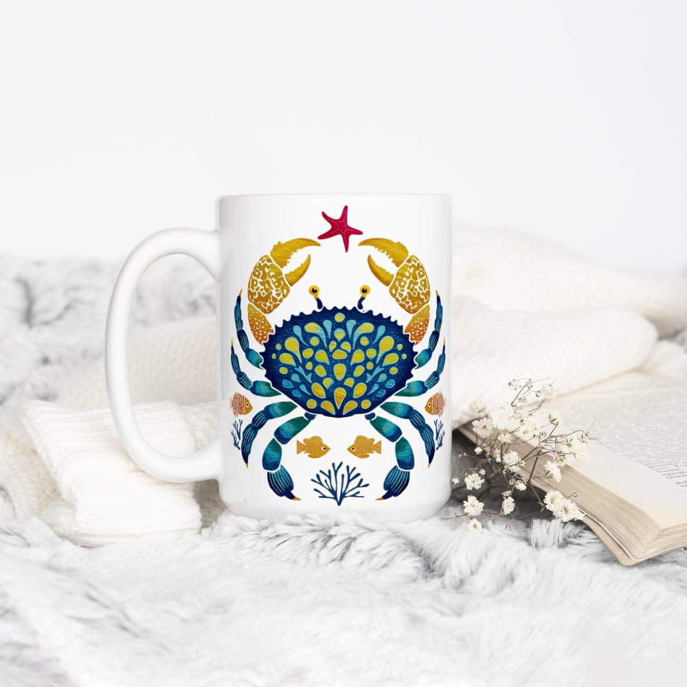 Coastal Ocean Crab Mug - Loftipop