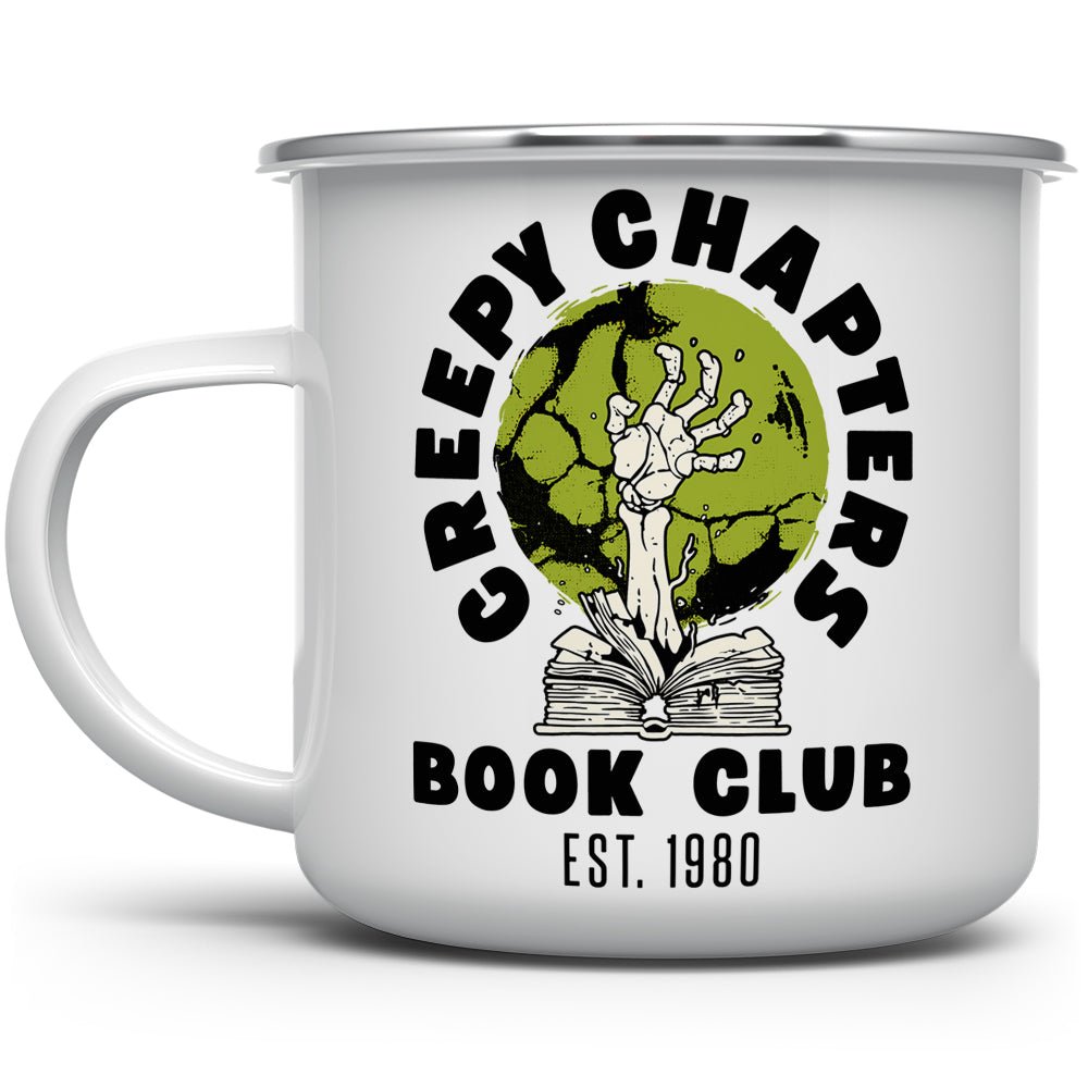 Creepy Chapters Book Club Camp Mug - Loftipop