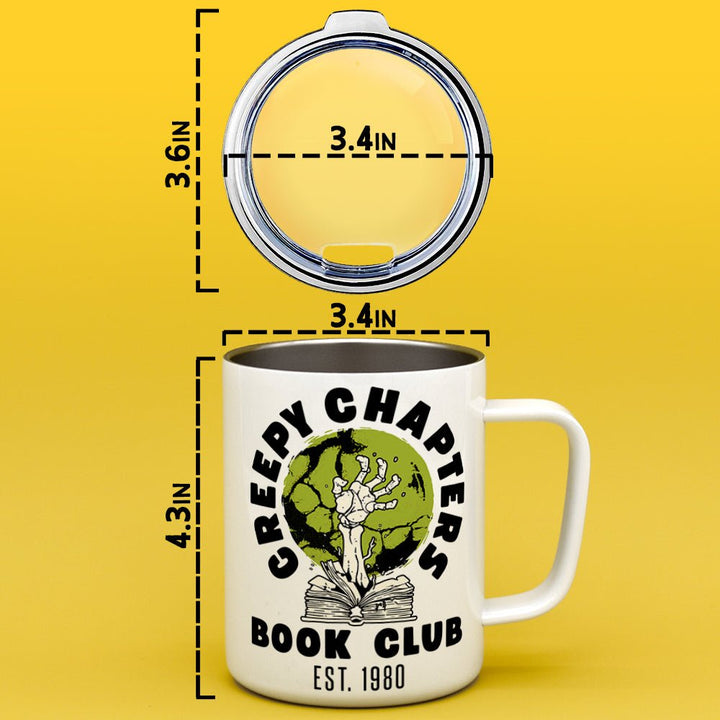 Creepy Chapters Book Club Insulated Travel Mug - Loftipop