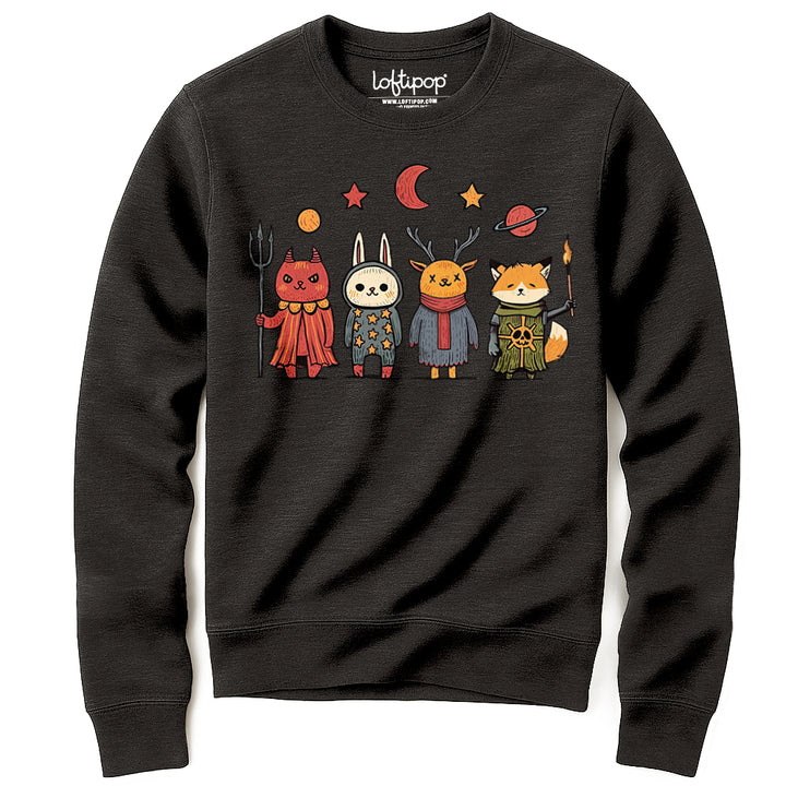 Occult Vintage Animals Crewneck Sweatshirt