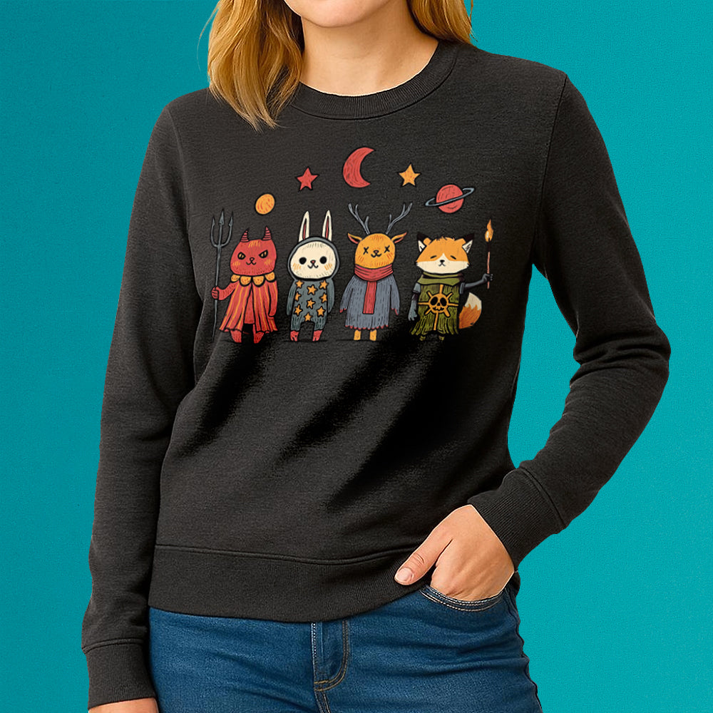 Occult Vintage Animals Crewneck Sweatshirt