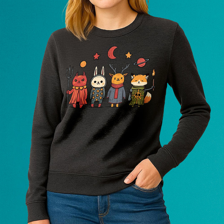 Occult Vintage Animals Crewneck Sweatshirt