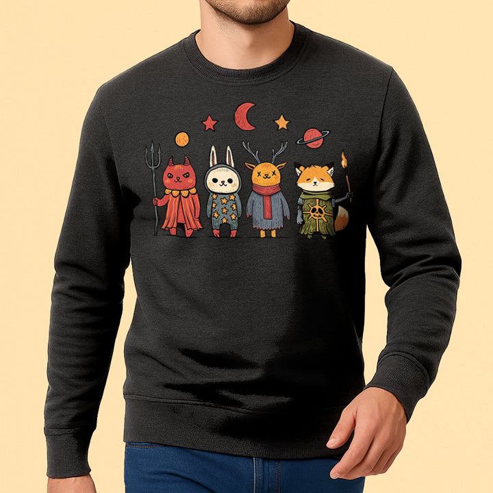 Occult Vintage Animals Crewneck Sweatshirt