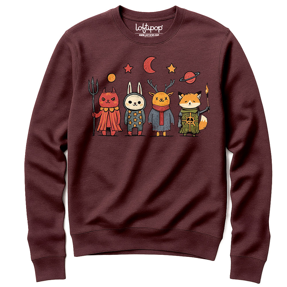 Occult Vintage Animals Crewneck Sweatshirt