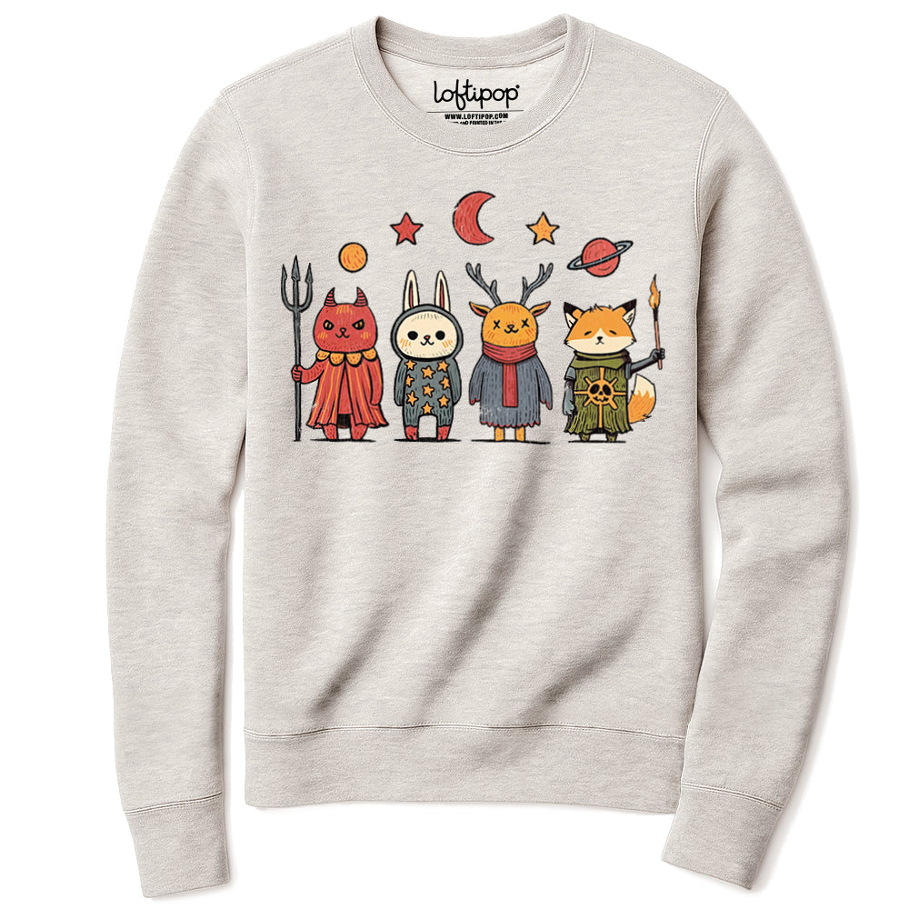 Occult Vintage Animals Crewneck Sweatshirt
