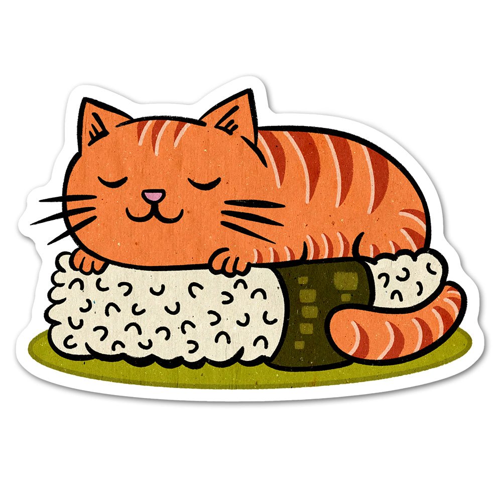 Cute Sushi Cat Sticker - Loftipop