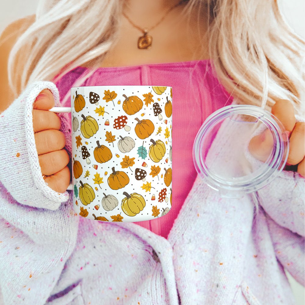 Fall Pumpkin Insulated Travel Mug - Loftipop
