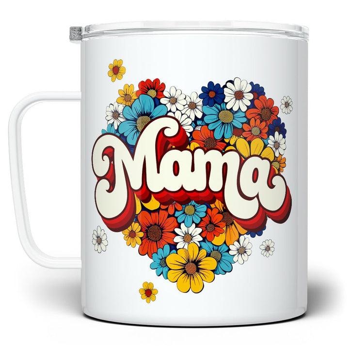 Floral Mama Insulated Travel Mug - Loftipop