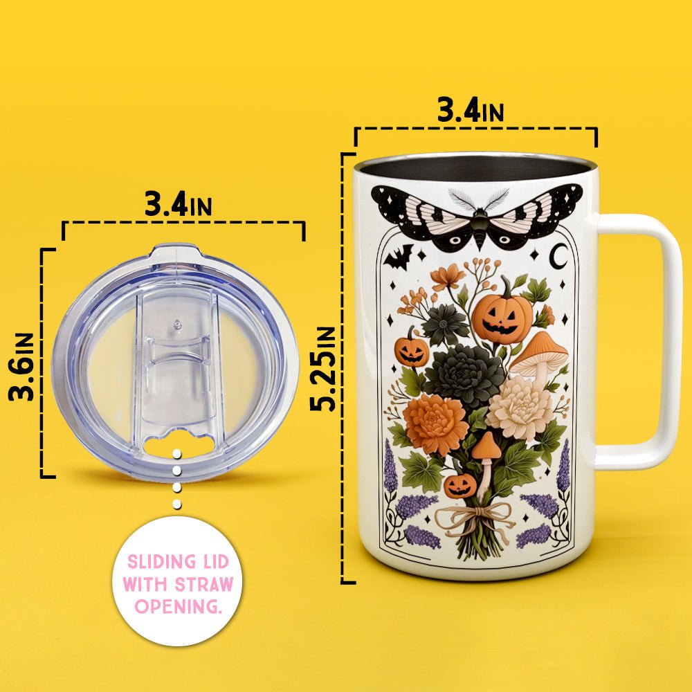 Halloween Bouquet Insulated Travel Mug - Loftipop