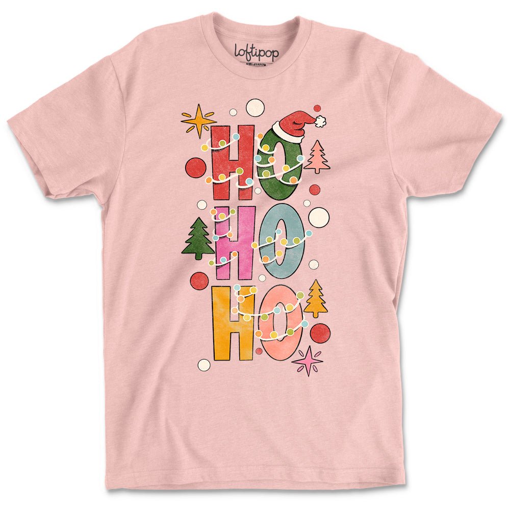 HO HO HO Crewneck T-Shirt - Loftipop