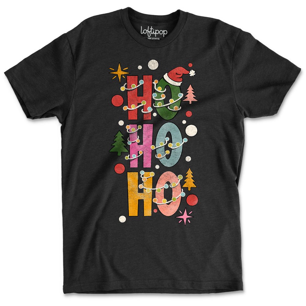 HO HO HO Crewneck T-Shirt - Loftipop