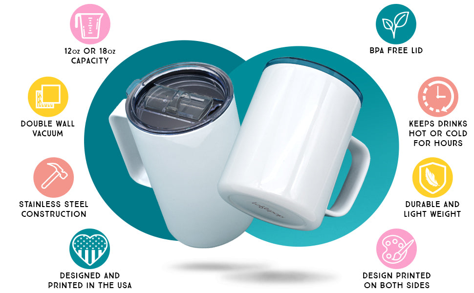 Dog Mama Insulated Travel Mug