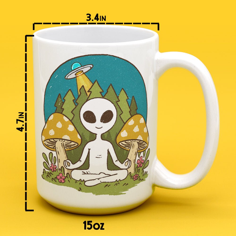 Meditating Alien Mug - Loftipop