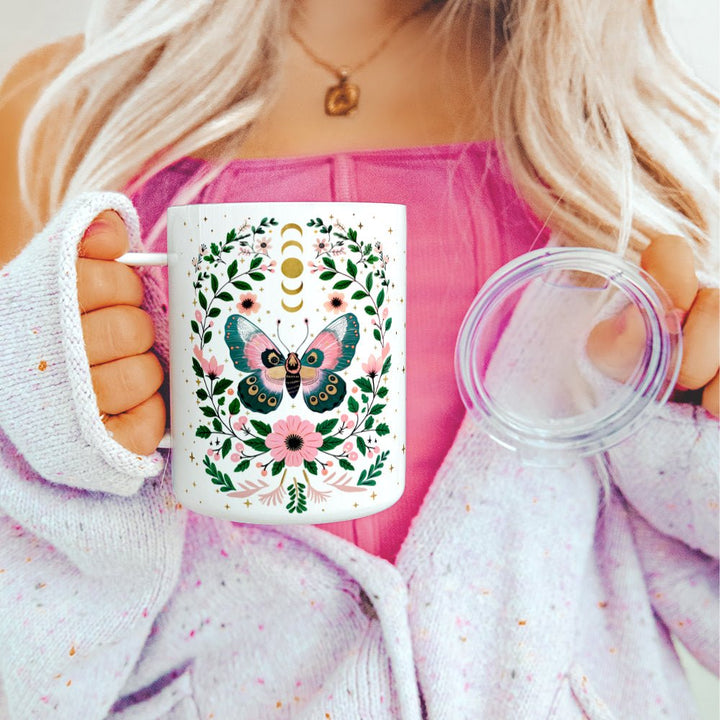 Mystical Butterfly Insulated Travel Mug - Loftipop
