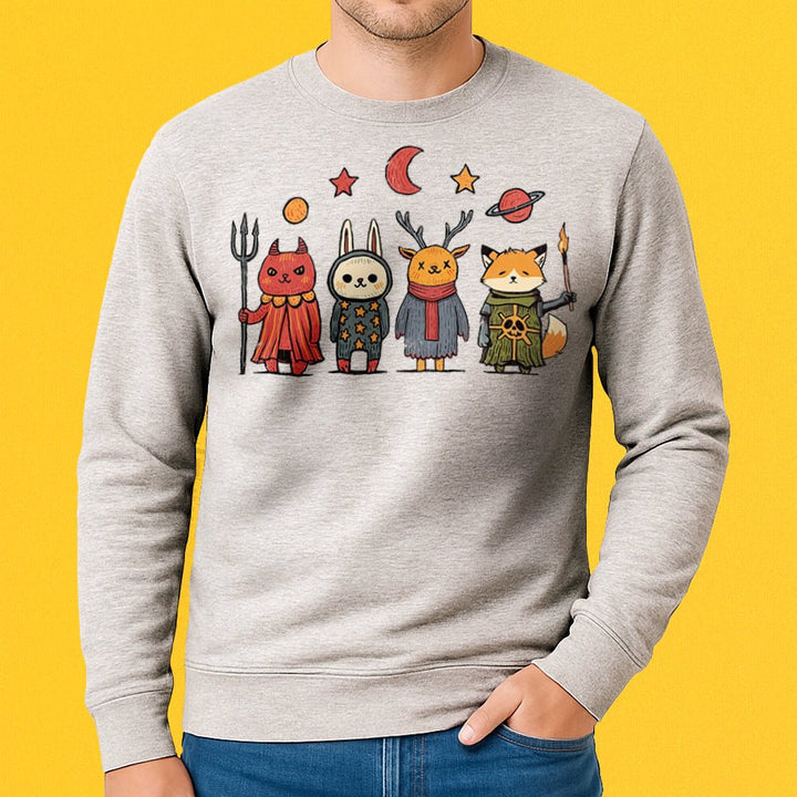 Occult Vintage Animals Crewneck Sweatshirt - Loftipop