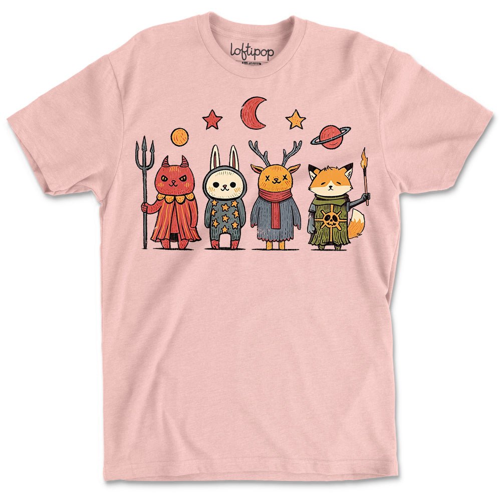 Occult Vintage Animals Crewneck T-Shirt - Loftipop