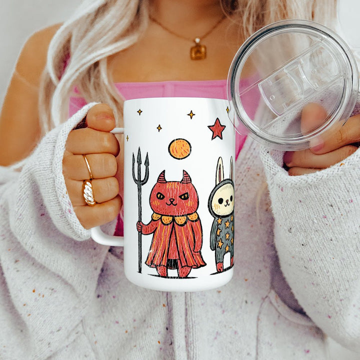 Occult Vintage Animals Insulated Travel Mug - Loftipop