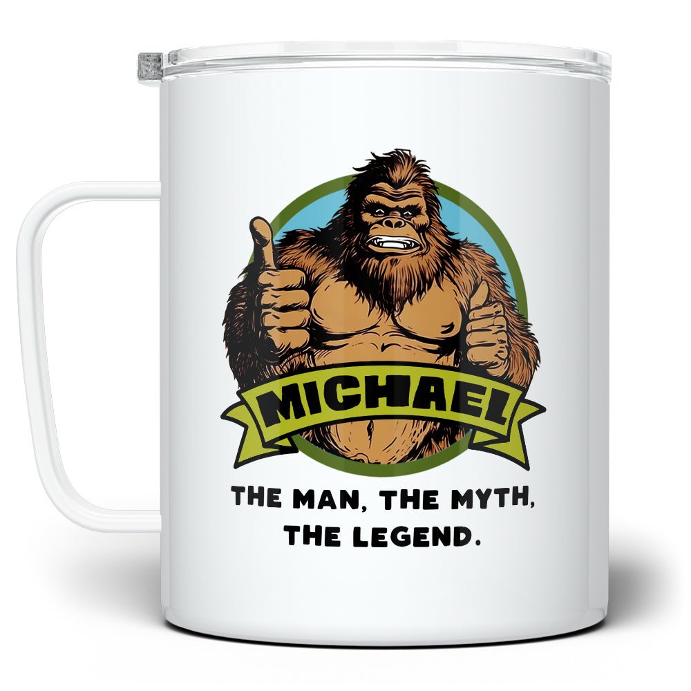 Personalized Name Bigfoot Insulated Travel Mug - Loftipop