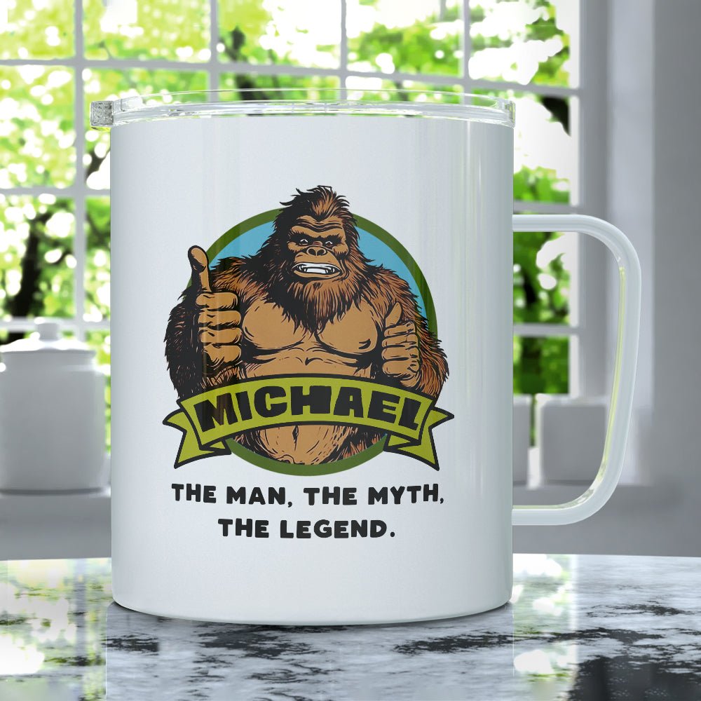 Personalized Name Bigfoot Insulated Travel Mug - Loftipop