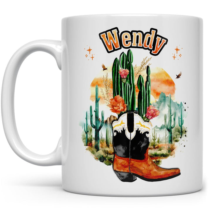 Personalized Name Western Mug - Loftipop