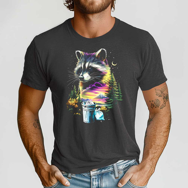 Raccoon Crewneck Tshirt - Loftipop