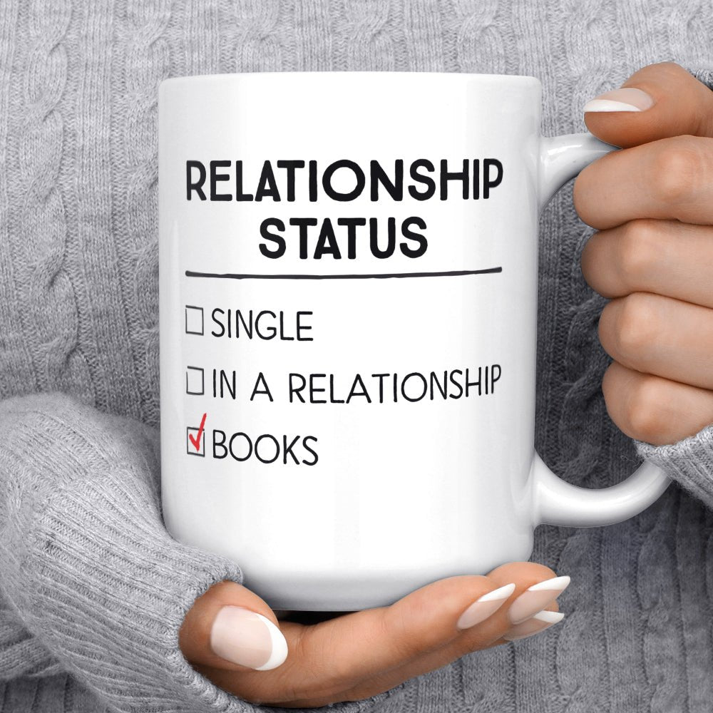 Relationship Status Book Mug - Loftipop