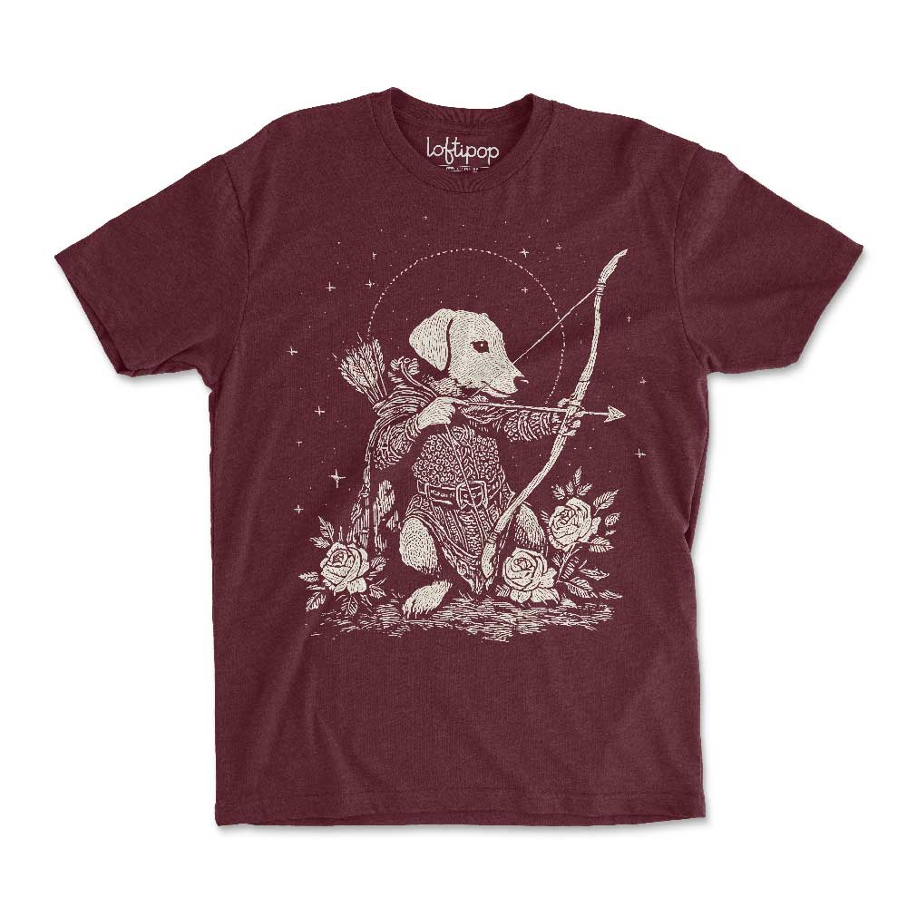 Renaissance Dog Crewneck Tshirt - Loftipop