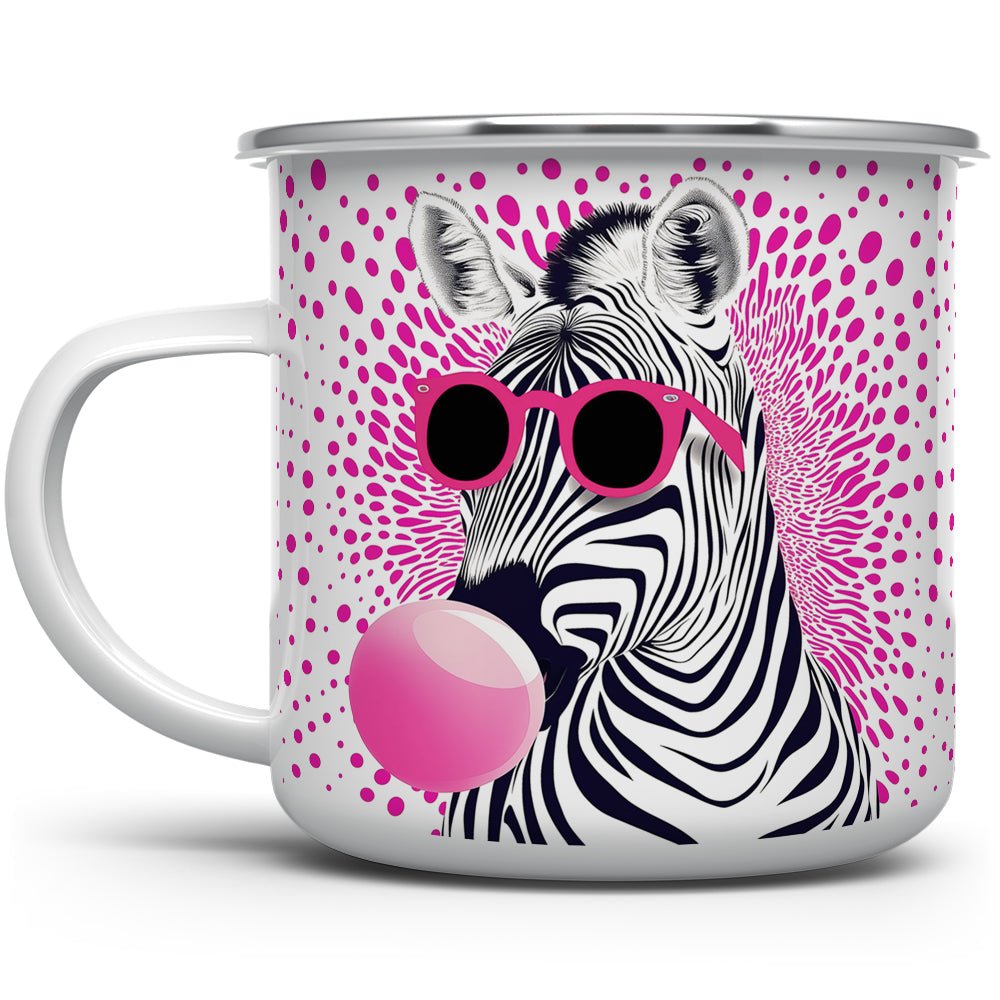 Retro Zebra Camp Mug - Loftipop