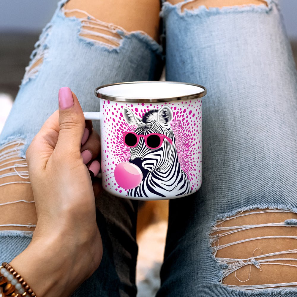 Retro Zebra Camp Mug - Loftipop
