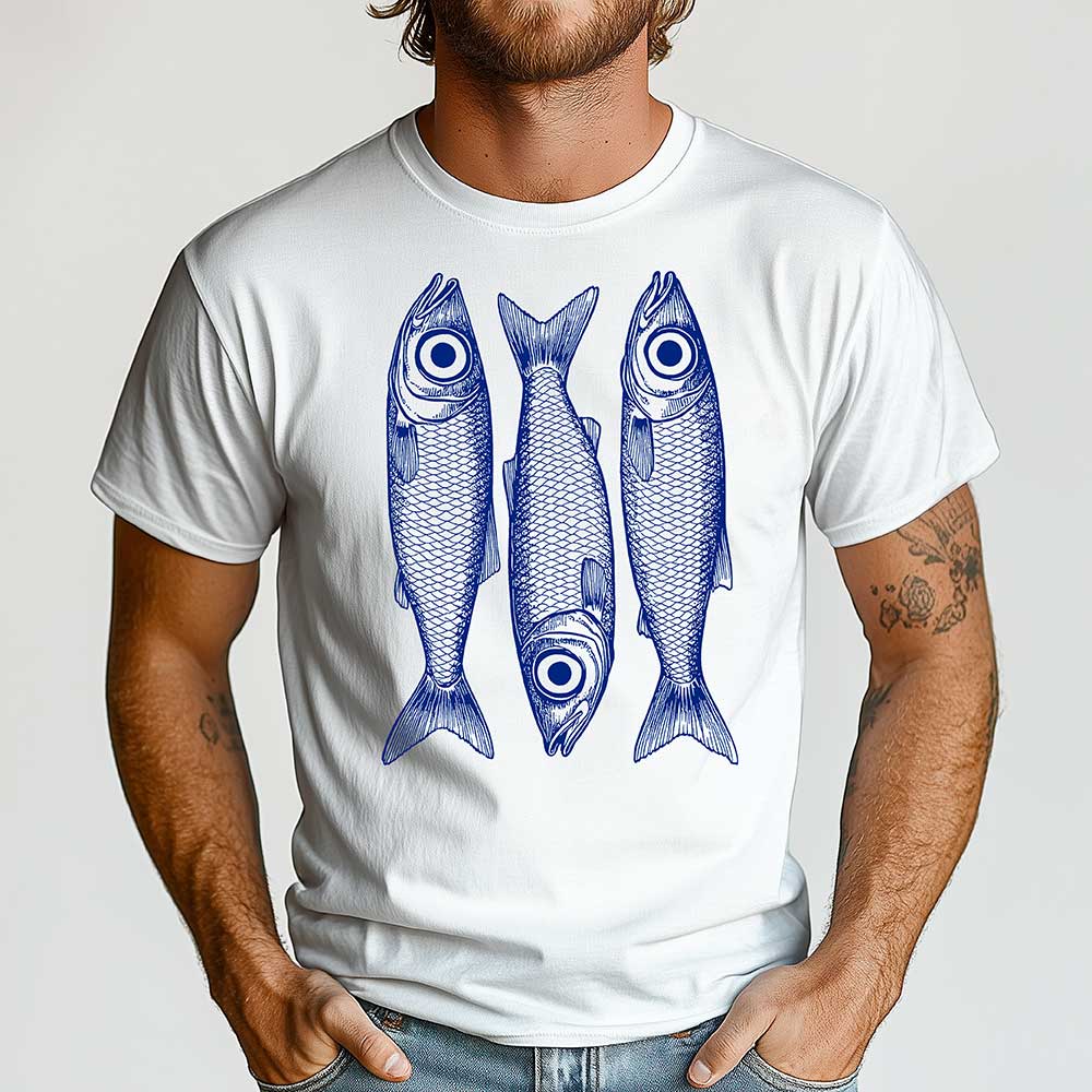 Sardines Crewneck Tshirt